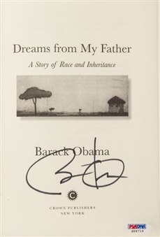 Barack Obama Signed "Dreams From My Father" Book (PSA/DNA)